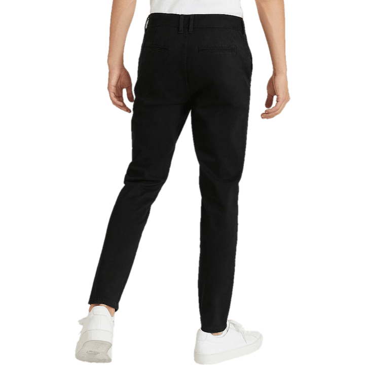 Skinny Cropped Chino Black