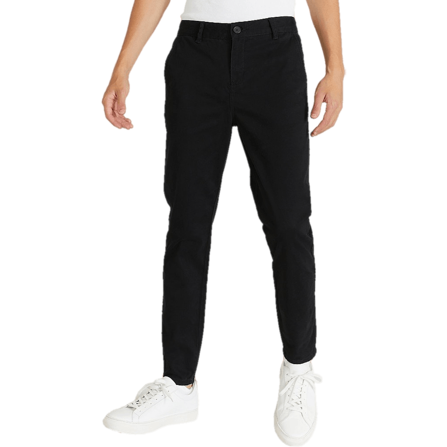 Skinny Cropped Chino Black