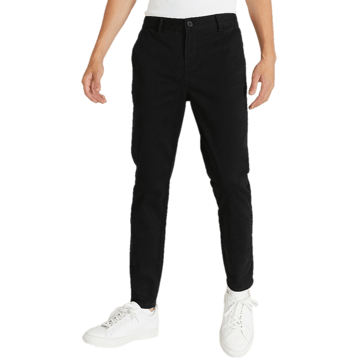 Skinny Cropped Chino Black