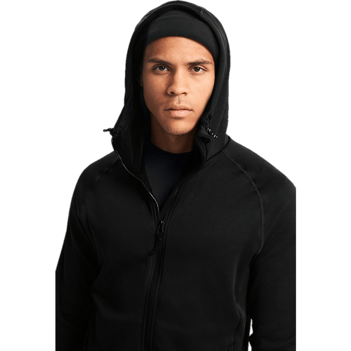 Tech Zip Hood Black