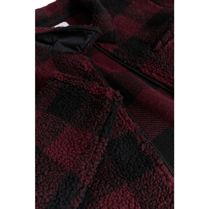 Pile Zip Vino/Nero