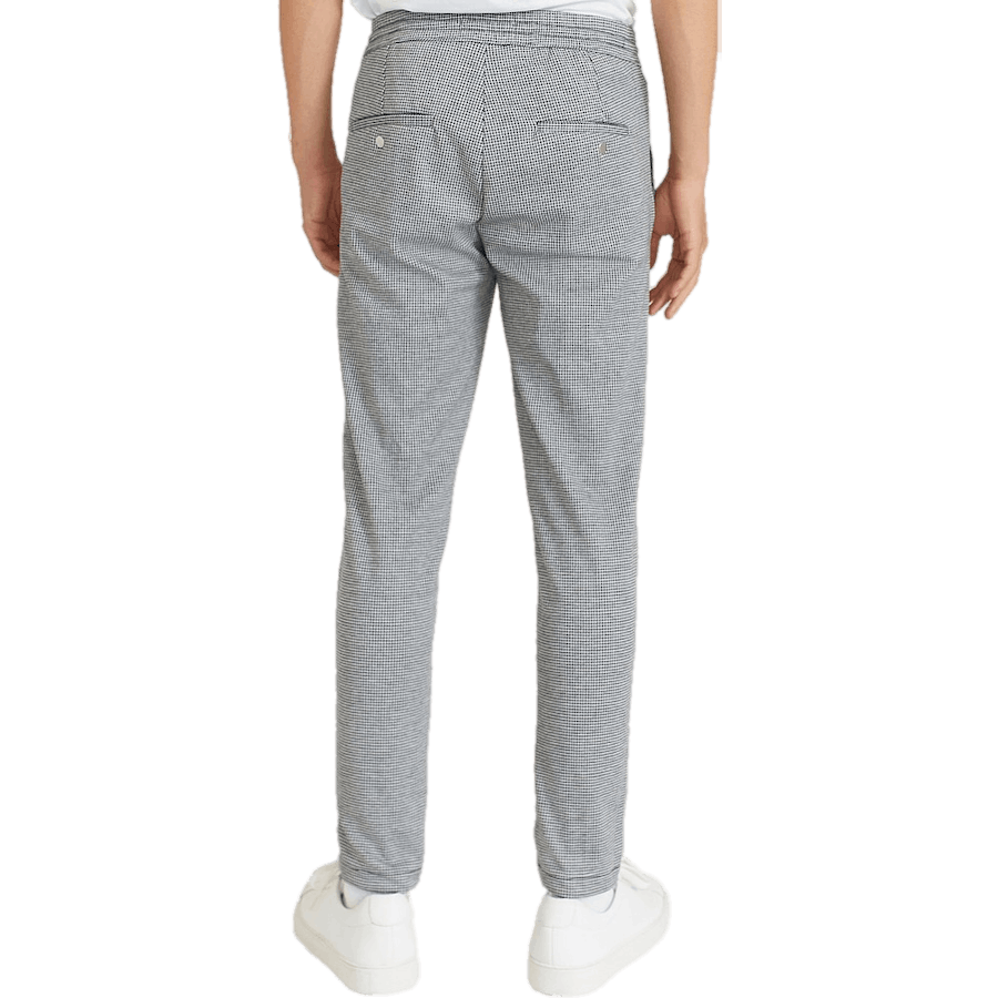 Soft Skinny Trousers Black/white