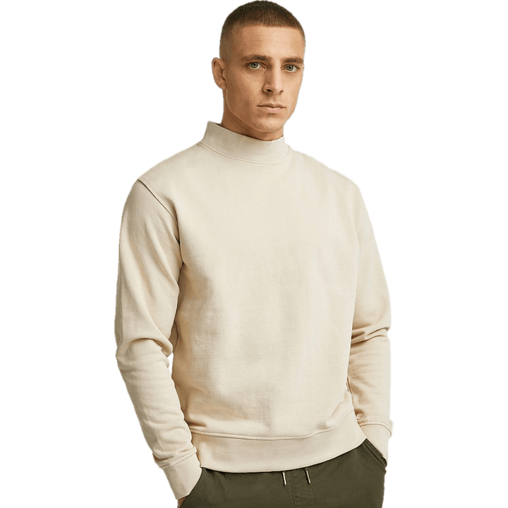 Wide Rib Sweatshirt Ecru