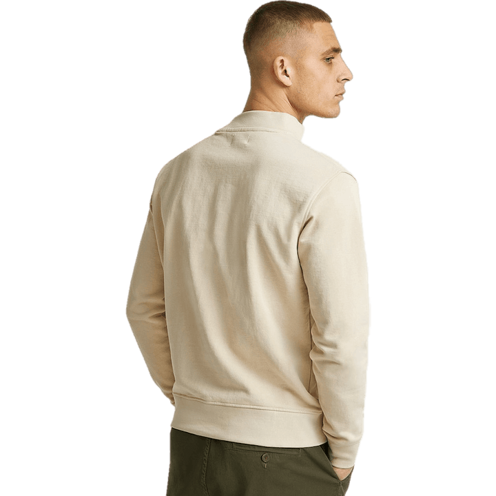 Wide Rib Sweatshirt Ecru