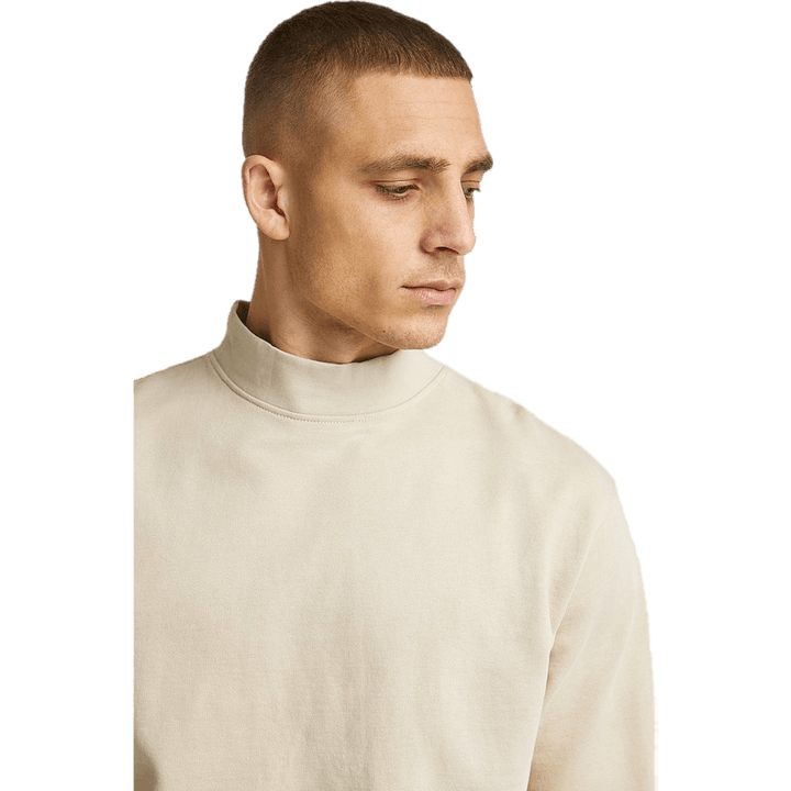 Wide Rib Sweatshirt Ecru