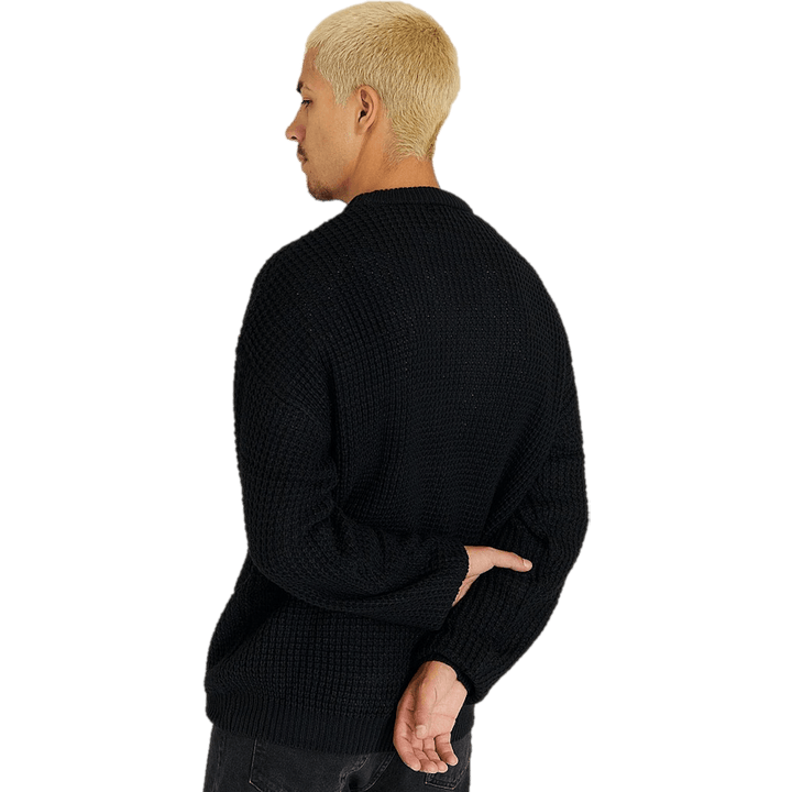 Pineapple Knit Black