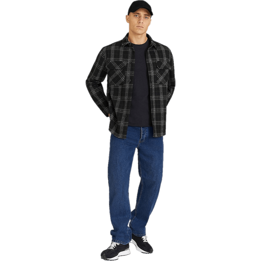 Lazy Overshirt Black Check