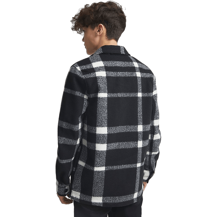Studio Check Overshirt Black/white