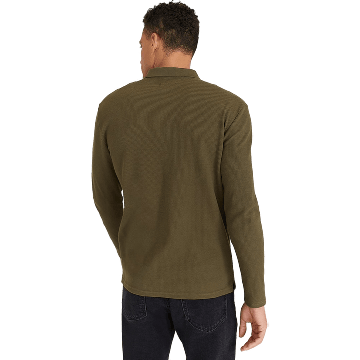 Polo gaufré vert