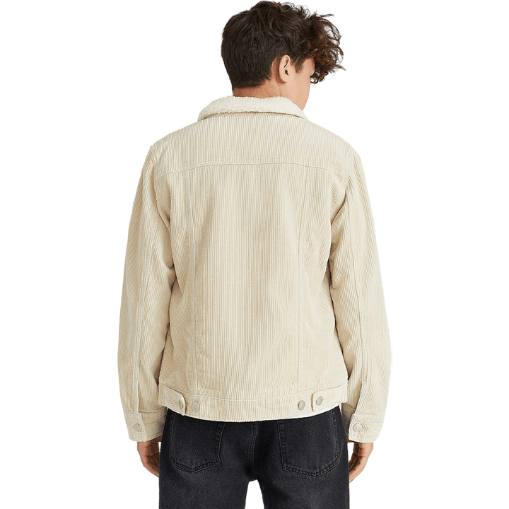 Trucker Jacket Cord Light Sand