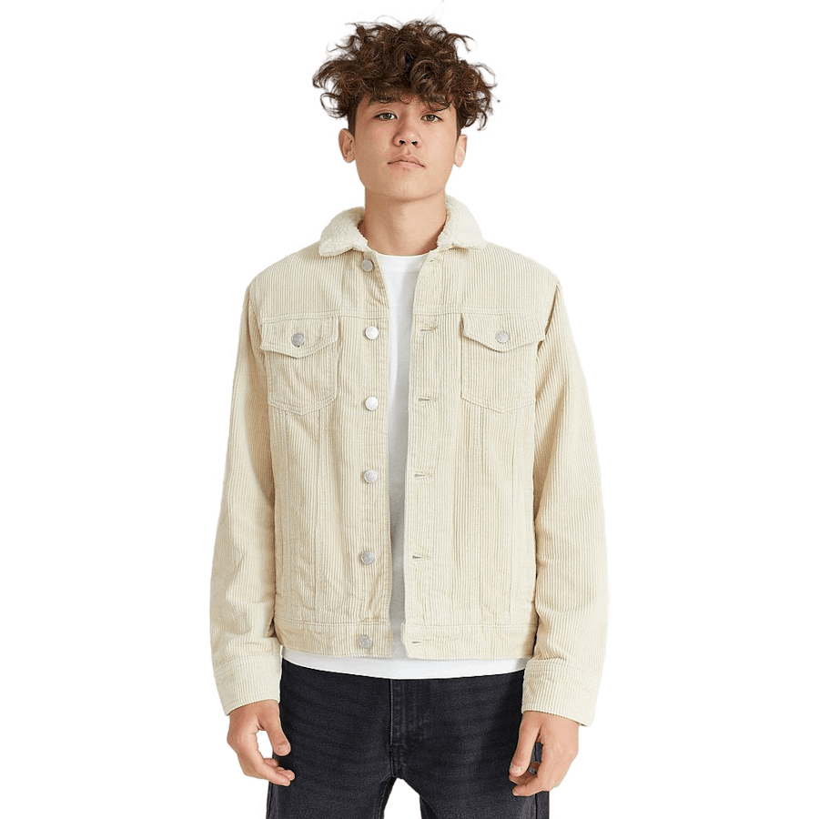 Trucker Jacket Cord Light Sand