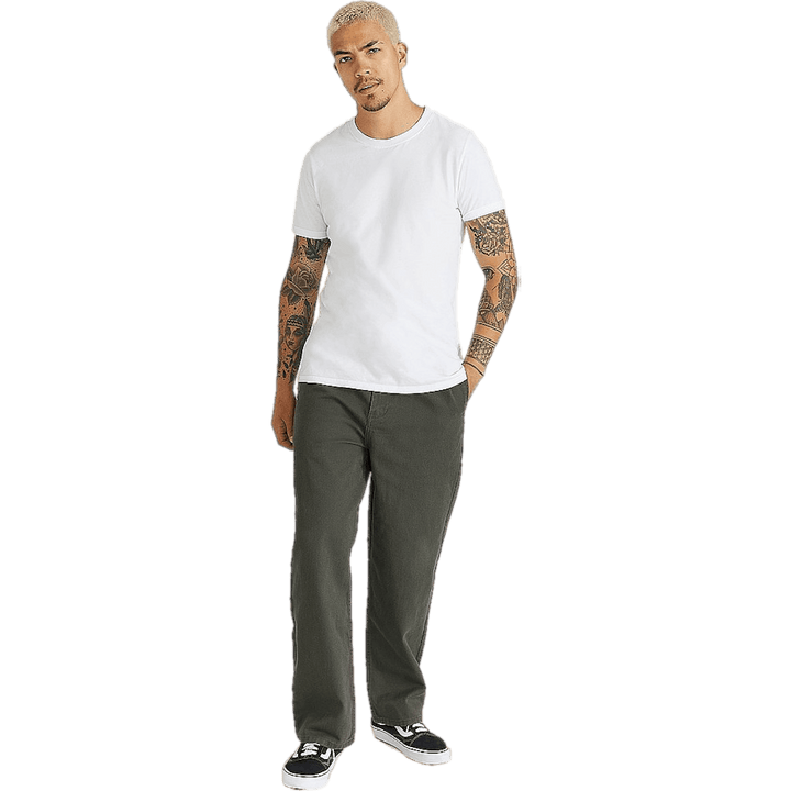 Loose Twill Trousers Grey