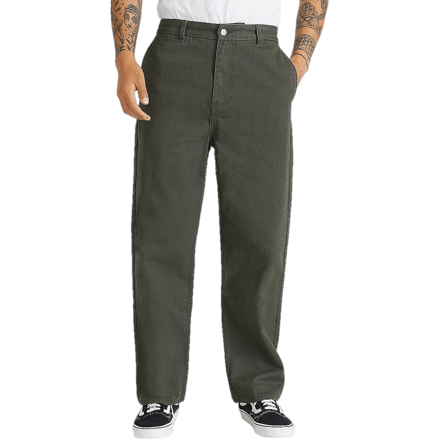 Loose Twill Trousers Grey