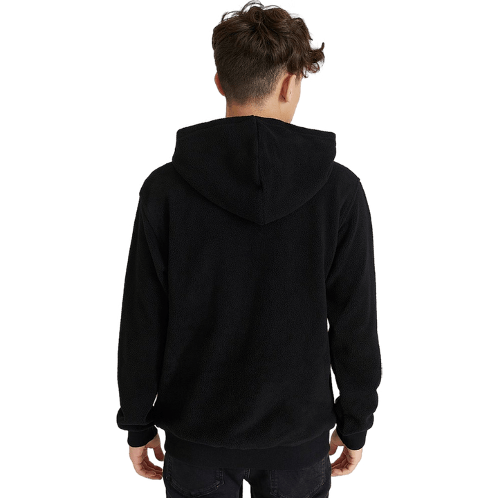 Soft Pile Hoodie Black