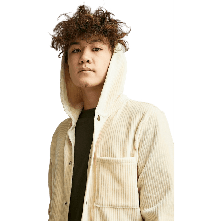 Soft Cord Hemd Beige