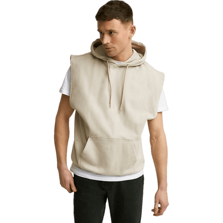 Hooded Vest Sand