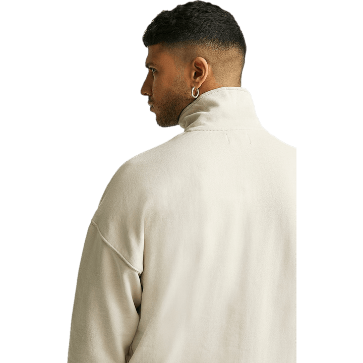 Maglione Studio 1/2 Zip Sabbia