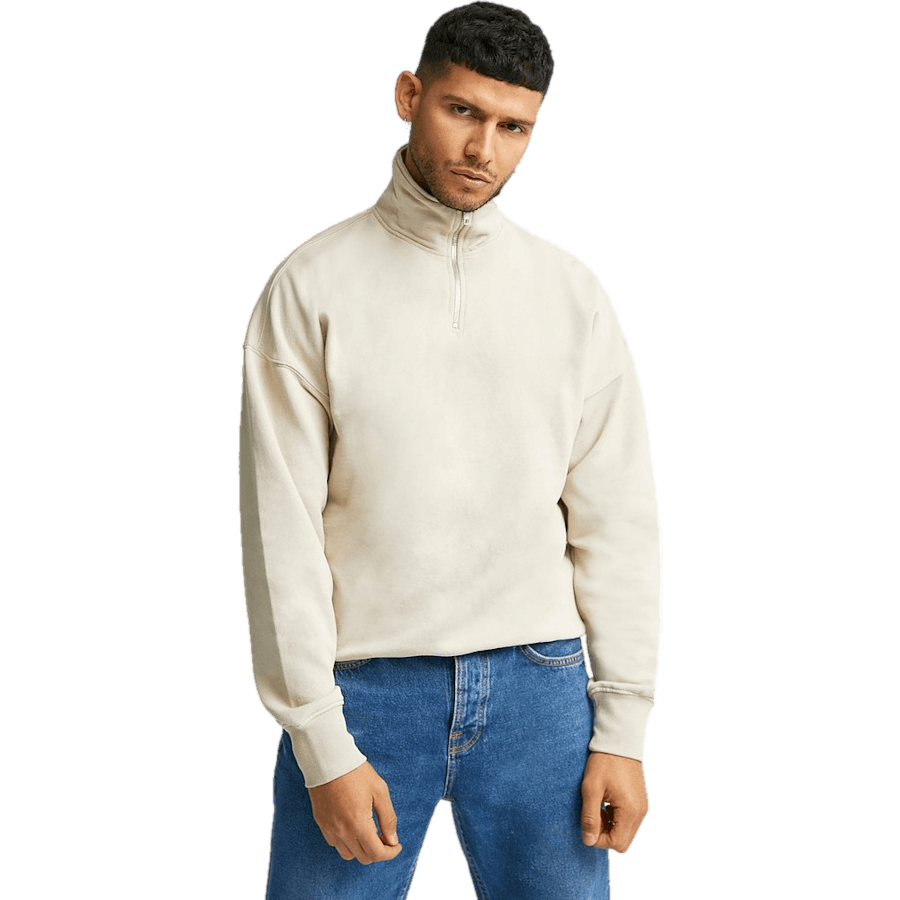 Maglione Studio 1/2 Zip Sabbia