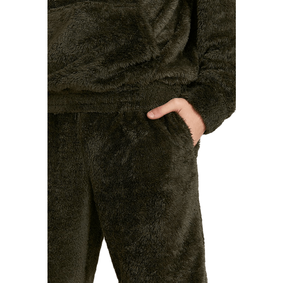 Teddy Sweatpants Green