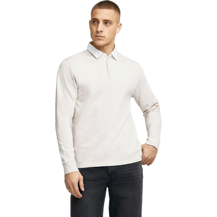 Polo de rugby beige