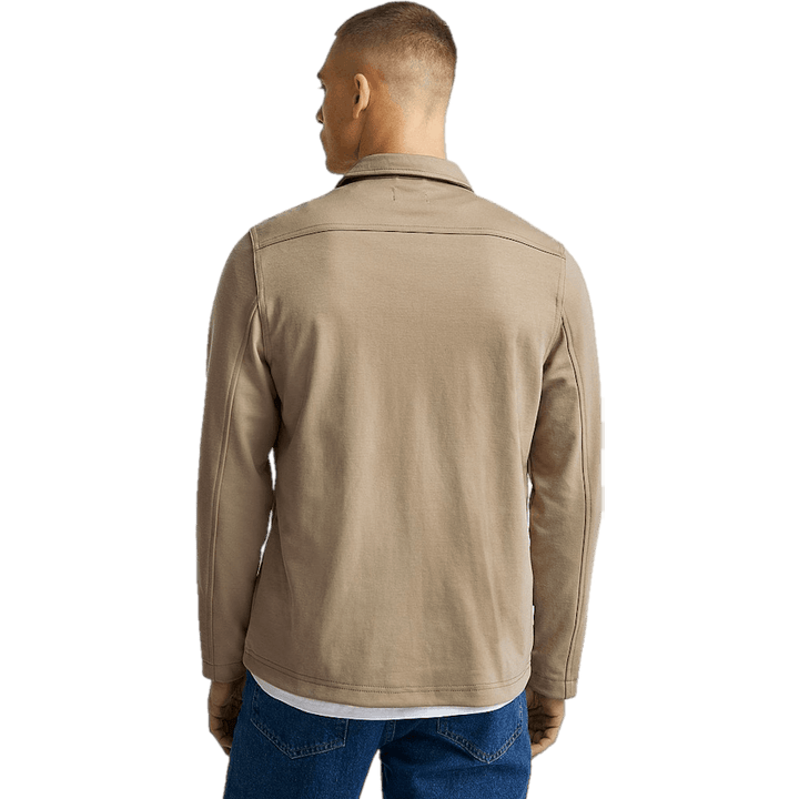 New Soft Overshirt Beige