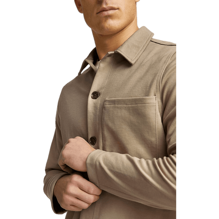 New Soft Overshirt Beige