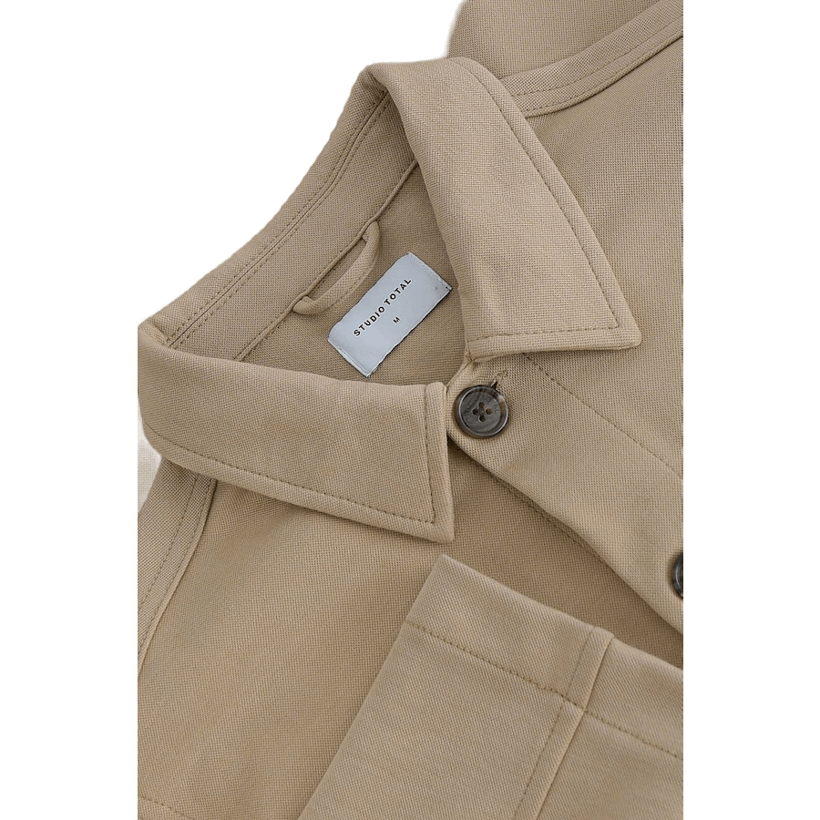 New Soft Overshirt Beige