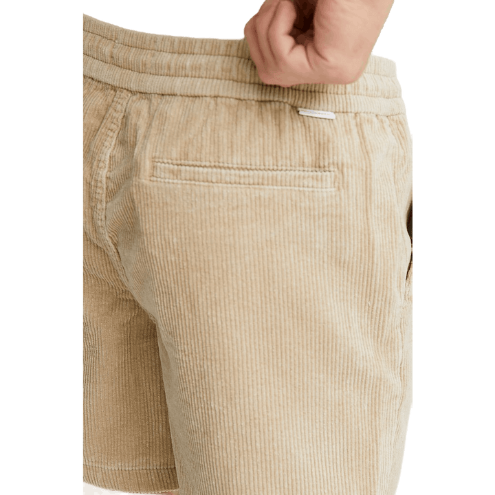Icon Cord Shorts Ecru