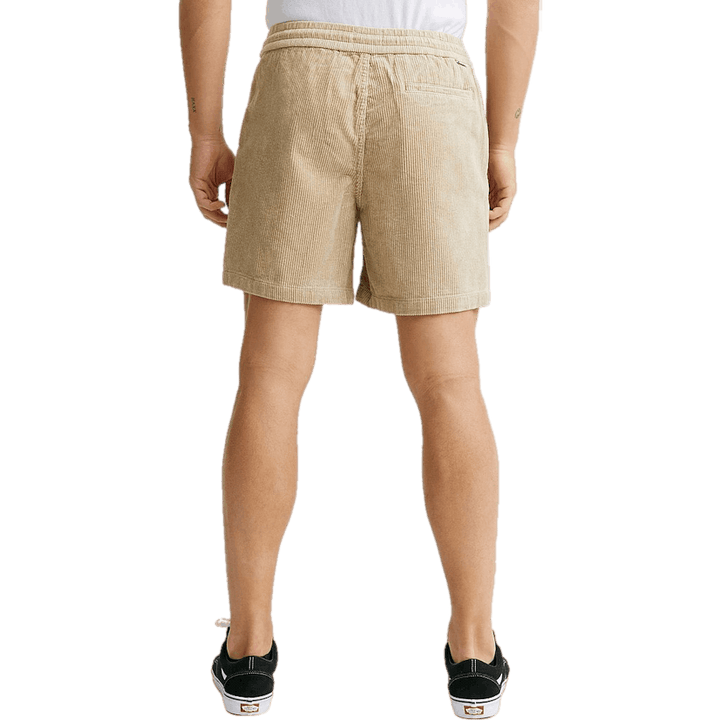 Icon Cord Shorts Ecru