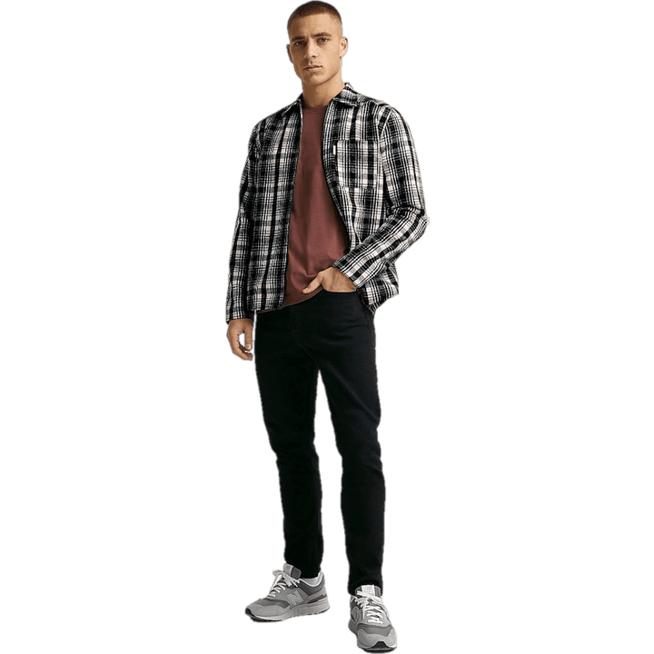 Studio Total Zip Check Overshirt
