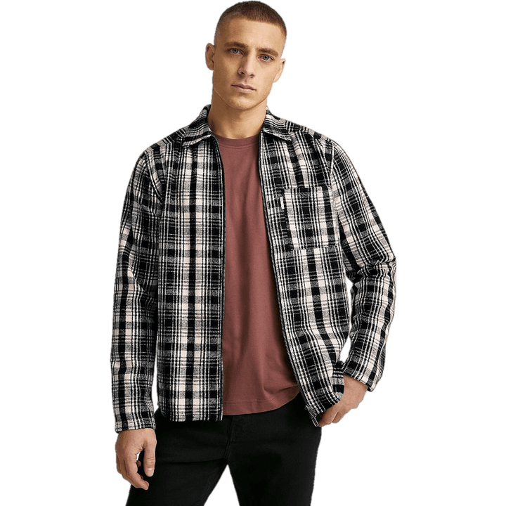 Studio Total Zip Check Overshirt