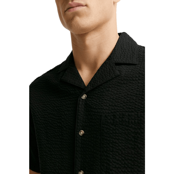 Camp Shirt Schwarz