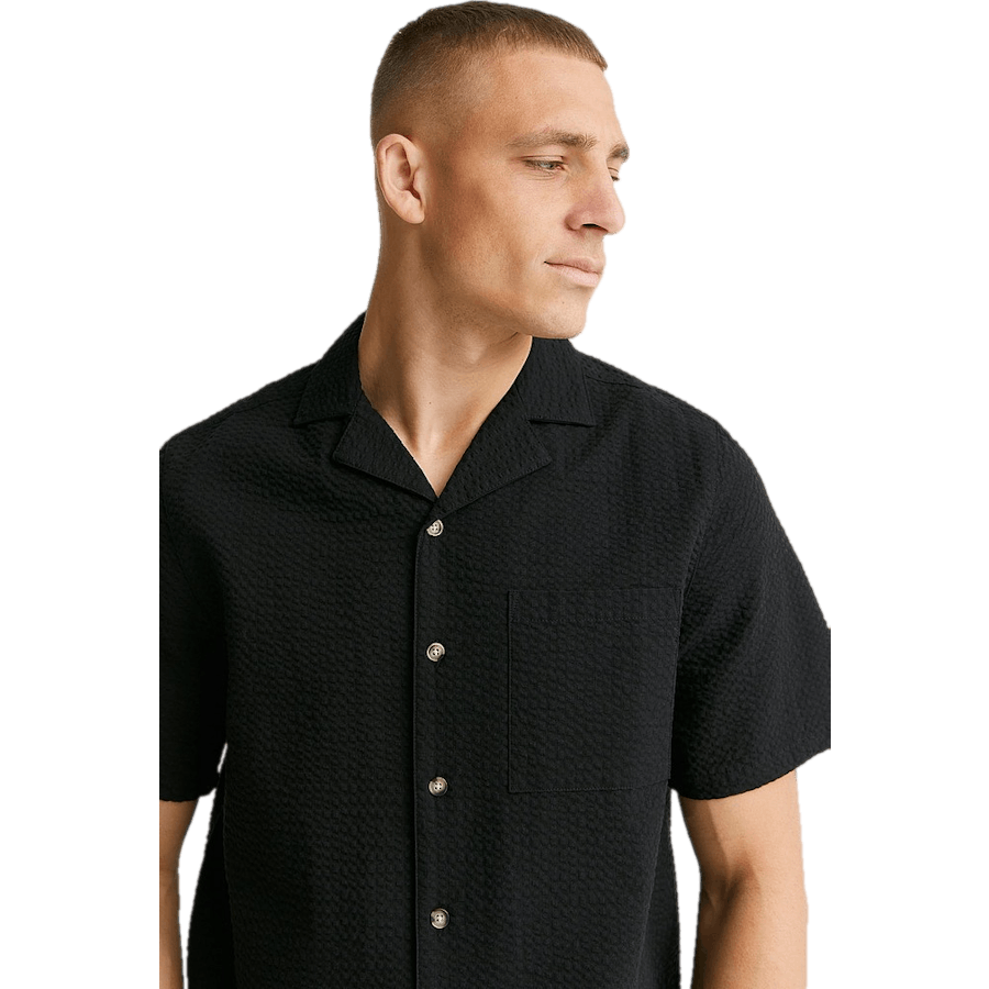 Camp Shirt Schwarz