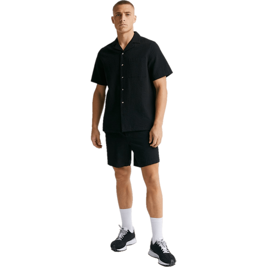 Camp Shirt Schwarz