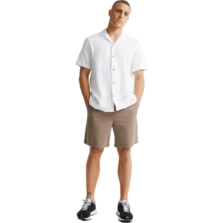 Jersey Structure Shirt White