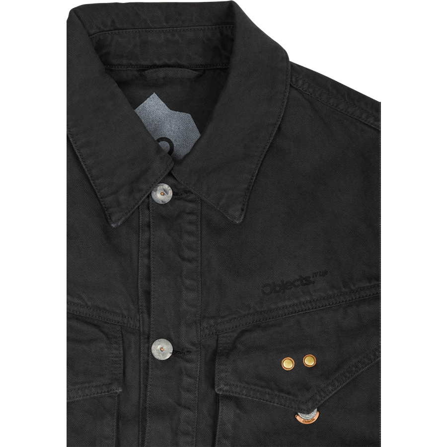 Jeansjacke Anthrazitgrau