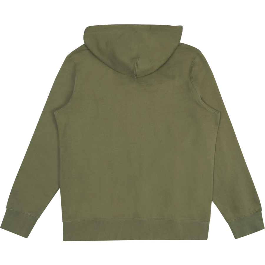Slogan_hoodie Deep Lichen