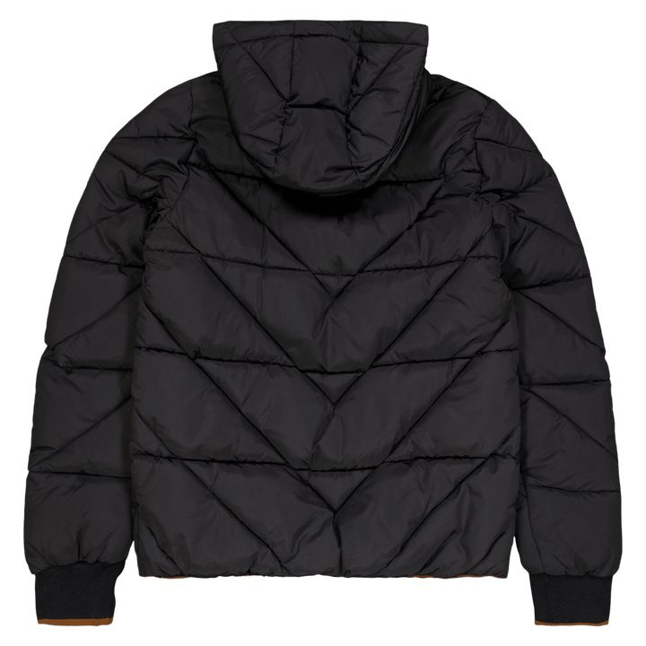 Water-repellent Hooded Jacket  Black