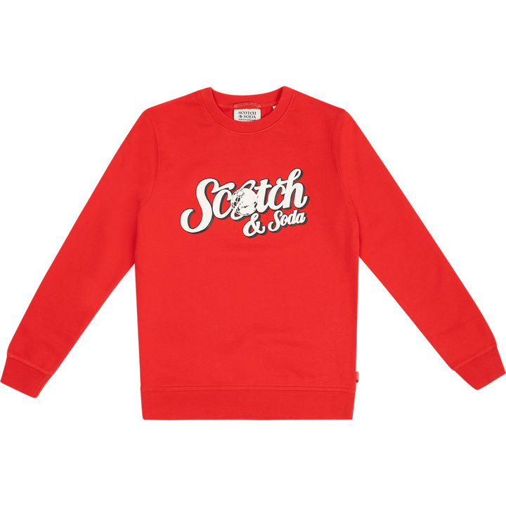 Crewneck Artwork Sweatshirt Lava
