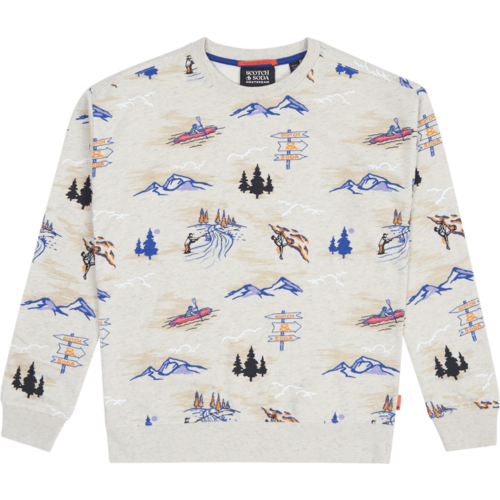 Swea Combo stampato all-over con girocollo A