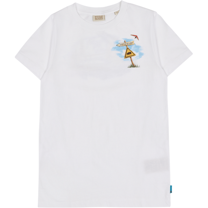 Regular-fit Short-sleeved Artw Off White