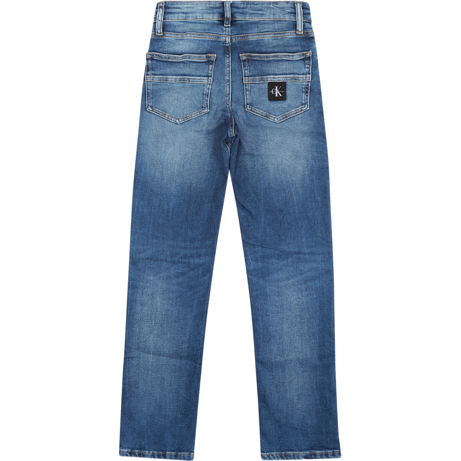Regular Straight Hl Mid Blue 1a4 - High Low Mid Blue