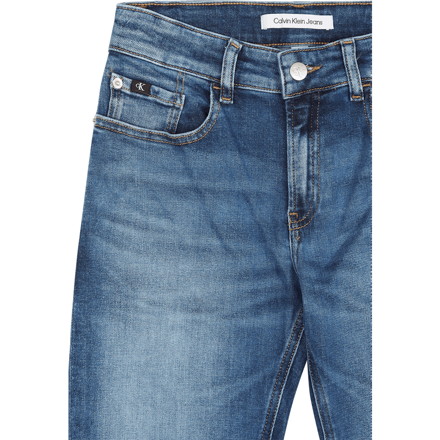 Regular Straight Hl Mid Blue 1a4 - High Low Mid Blue