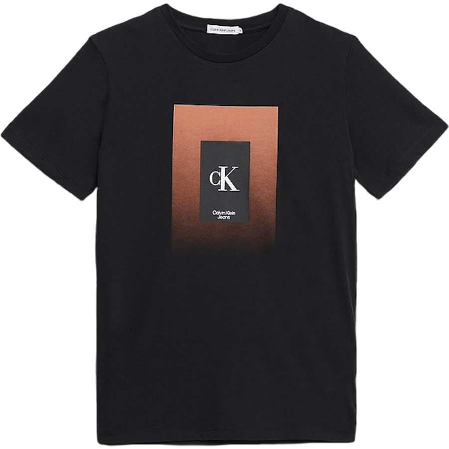 Gradient Box Logo T-shirt Beh - Ck Black