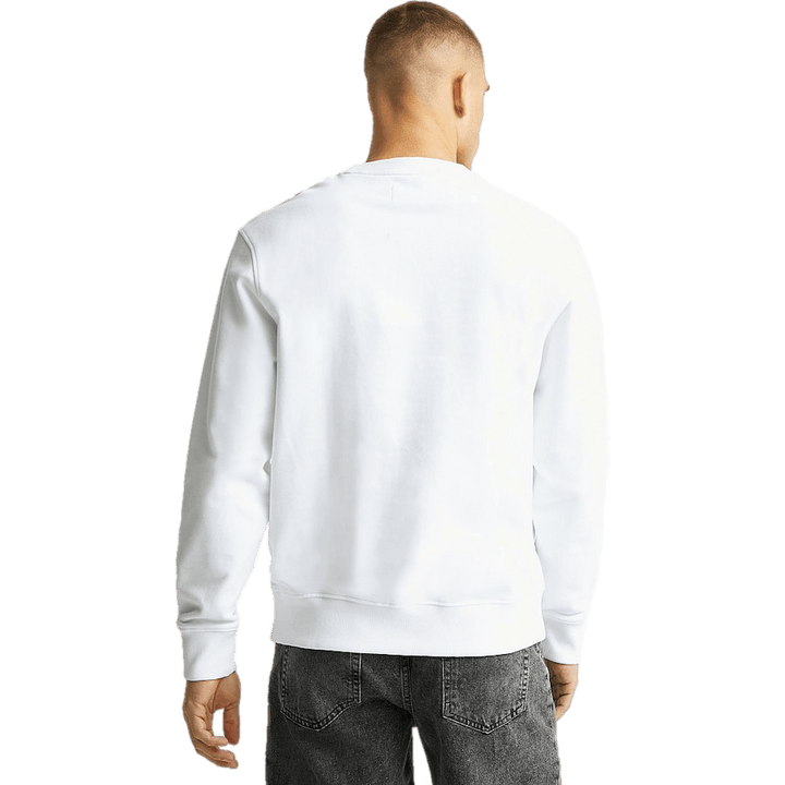 Stacked Logo Crew Neck Yaf - Bright White