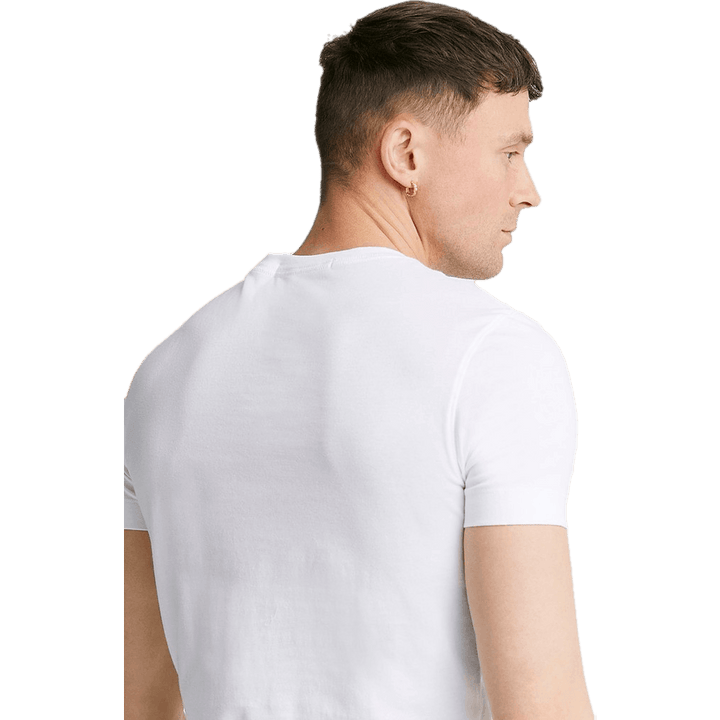 Stacked Logo Tee Yaf - Bright White