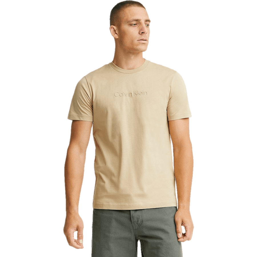 Modern Front Logo T-shirt Pf2 - Travertine