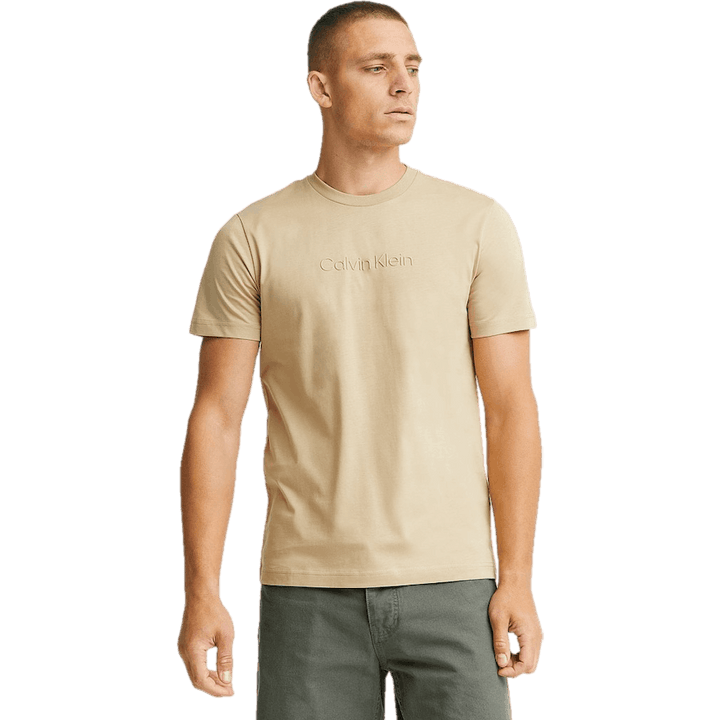 Modern Front Logo T-shirt Pf2 - Travertine