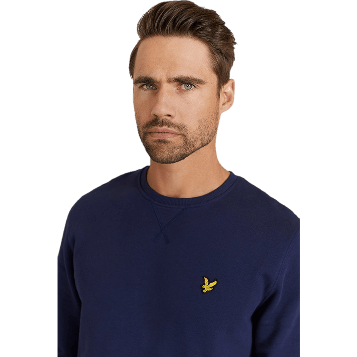 Sweatshirt med rund halsringning