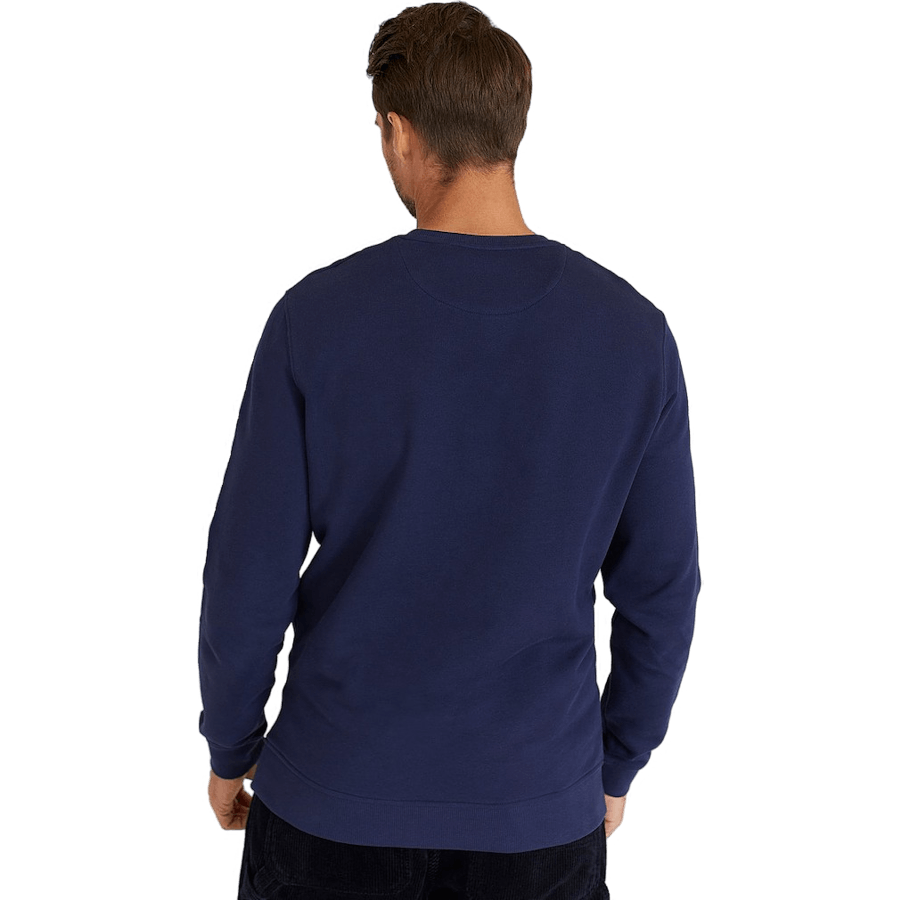 Sweatshirt med rund halsringning